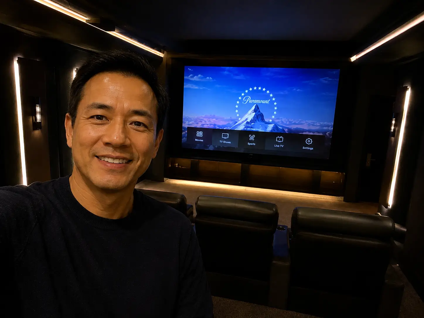 Home theater installation for Anh N. in Los Altos Hills by Proava Tech